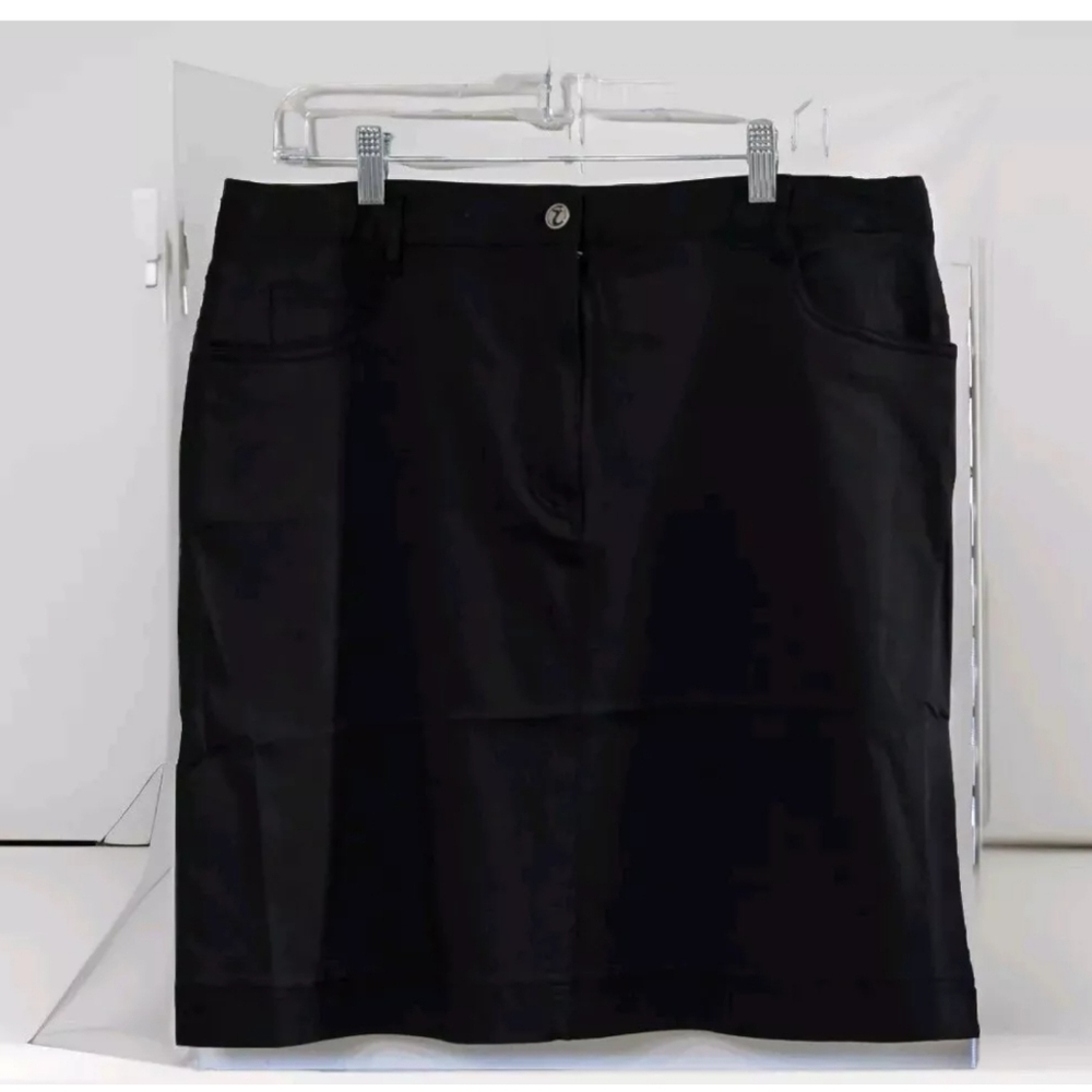 Titania Australia Ladies Black Stretch Golf/Tennis skirt Size 10
